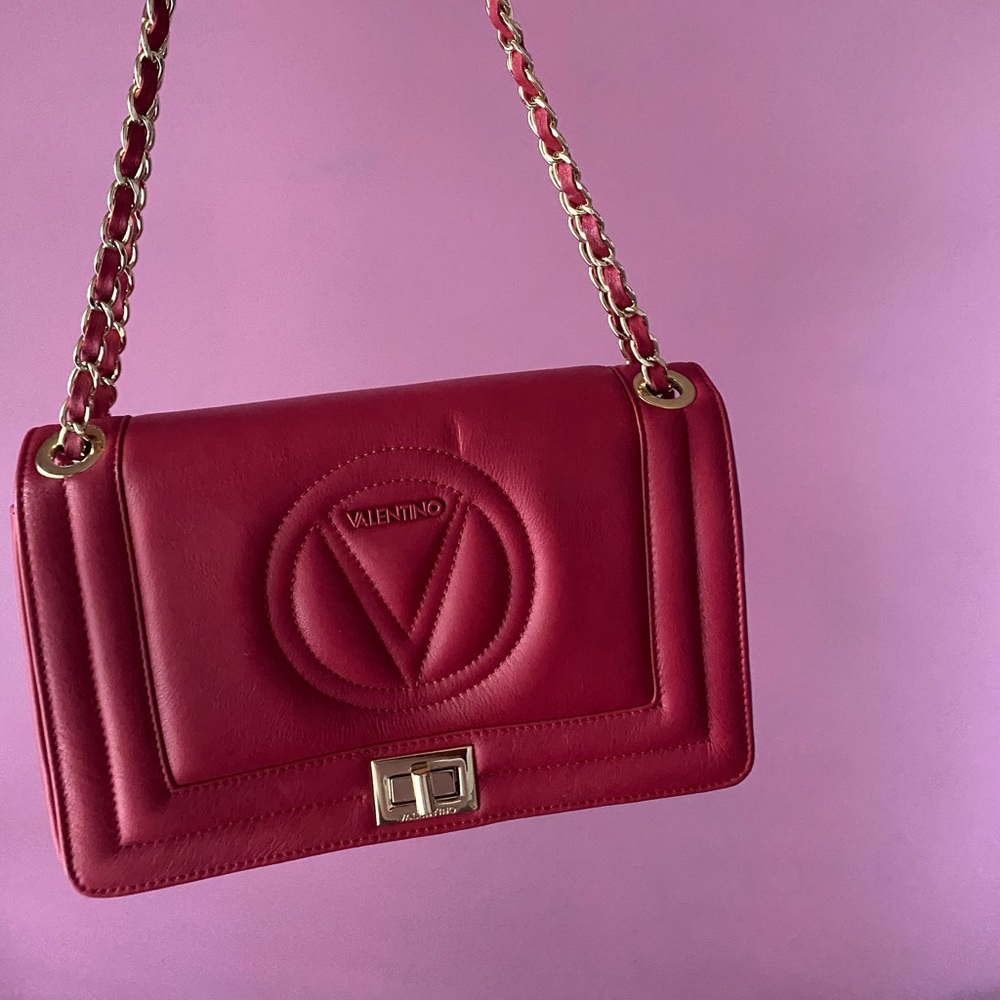Valentino Alice Leather Shoulder Bag